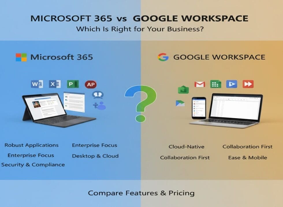 Microsoft 365 vs Google Workspace Which Is Right for You?